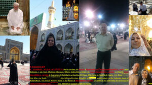 5-My Family Father and Mother in Shrine of Imam Reza in Mashhad Iran 2